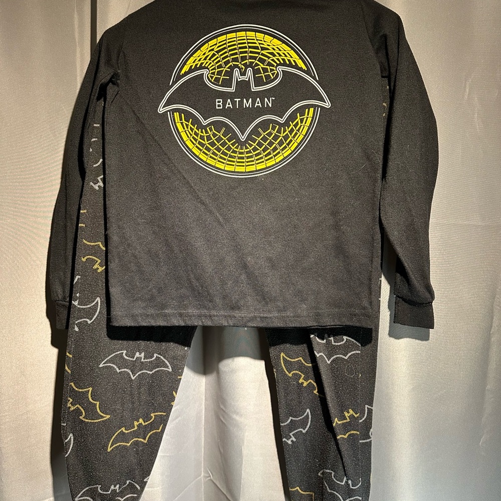 Batman Black and Yellow pajama set